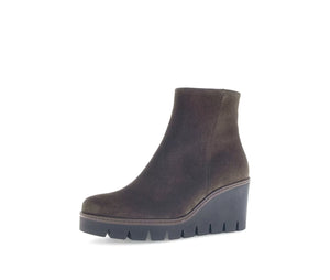 
                  
                    Gabor Suede Brown Wedge Ankle Boot
                  
                
