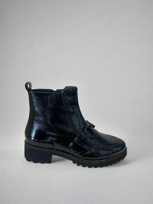 
                  
                    Ara Kent Patent Ankle Boot with Buckle
                  
                