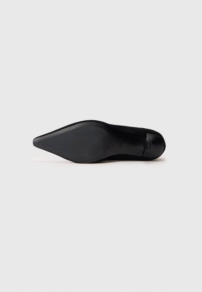 
                  
                    Guess Dennor Black Suede Heel
                  
                