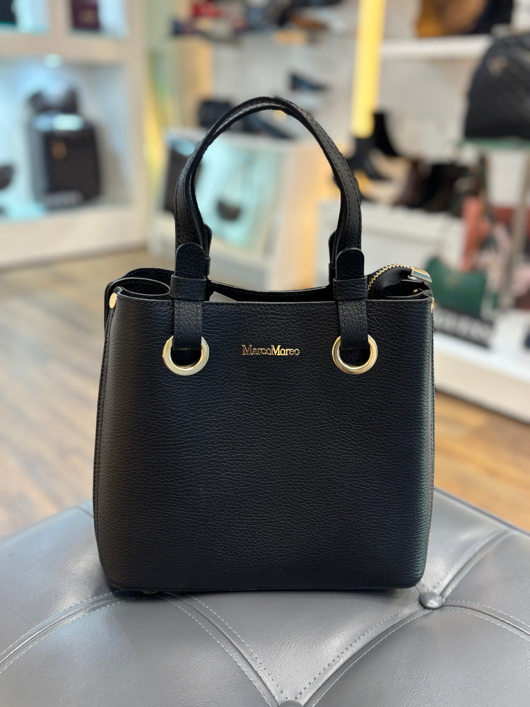 Marco Moreo Small Black Tote