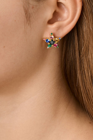 
                  
                    Dyrberg/Kern Gemini Star Earrings Rainbow
                  
                