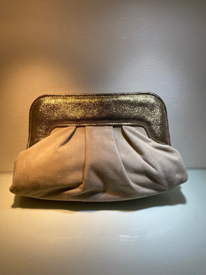 
                  
                    Marian Suede Clutch + Colours
                  
                