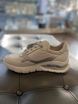 
                  
                    Callaghan Aria White Lace Trainer with Gold
                  
                
