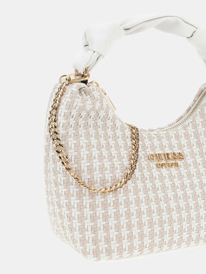
                  
                    Guess Mirema Mini Woven Hobo
                  
                