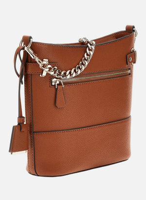 
                  
                    Guess Silvye Cognac Bucket Bag
                  
                