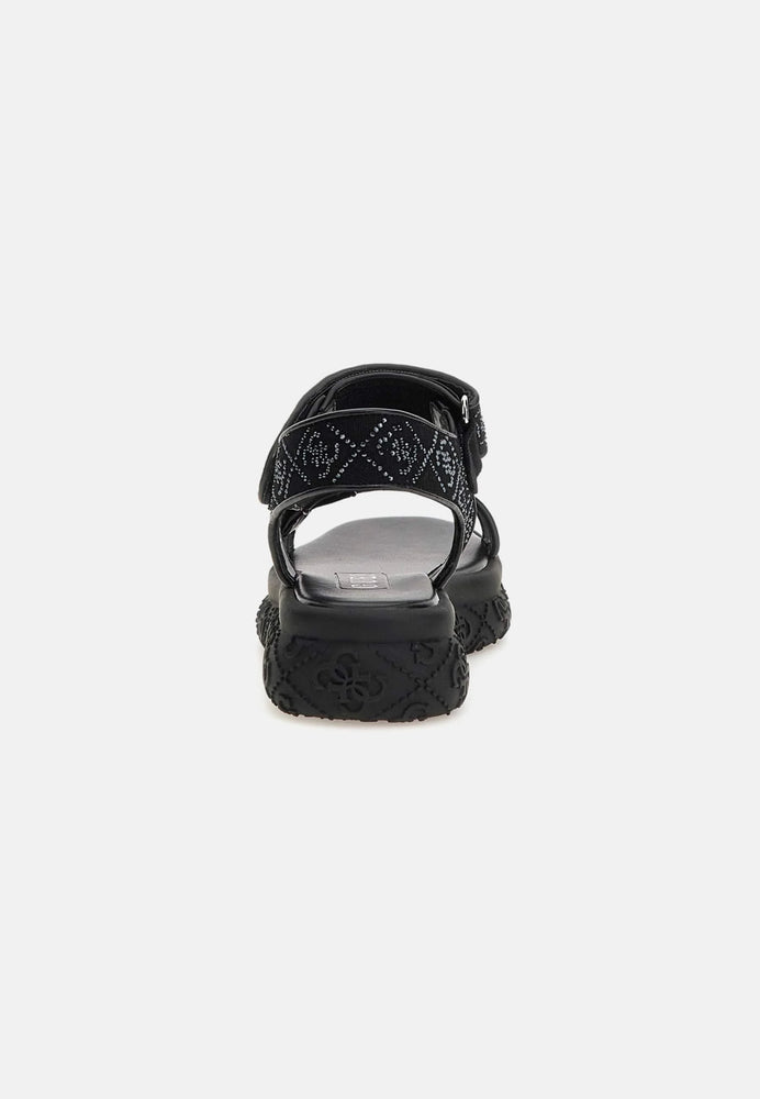 
                  
                    Guess Lode 4G Logo Black Sandal
                  
                