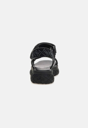 
                  
                    Guess Lode 4G Logo Black Sandal
                  
                