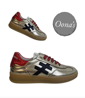 
                  
                    Another Trend Iconic Trainers Multi Platino+Rojo
                  
                