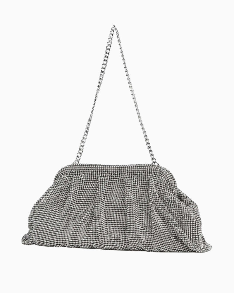 
                  
                    Guess Zalina Silver Frame Clutch
                  
                