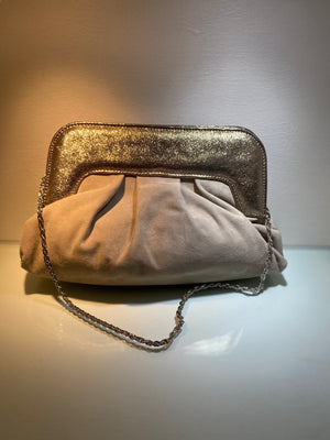 
                  
                    Marian Suede Clutch + Colours
                  
                