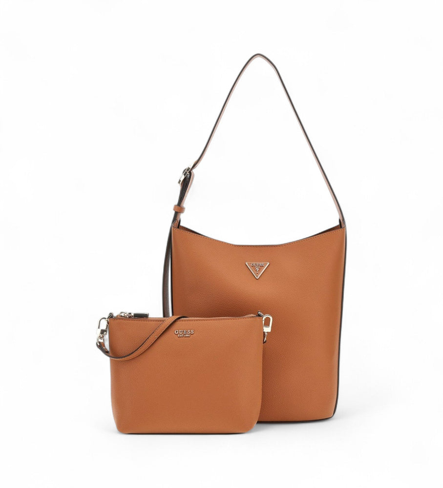 
                  
                    Guess Meridian Tan Bucket Bag
                  
                