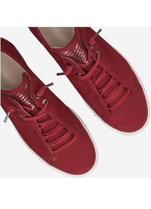 
                  
                    Paul Green Lipstick Red Elastic Lace Trainer
                  
                