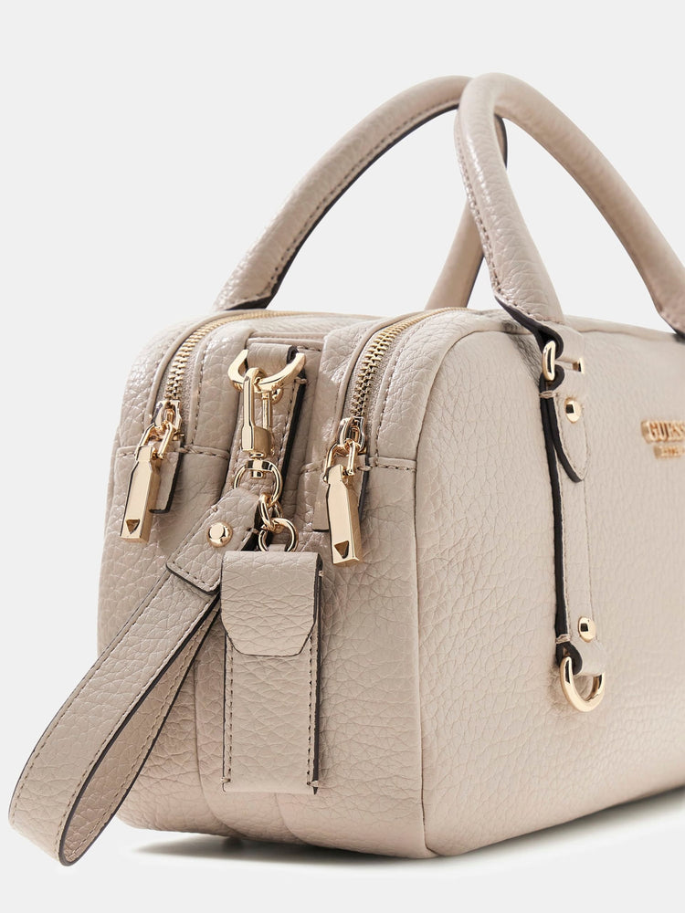 
                  
                    Guess Marsha Taupe Box Satchel
                  
                