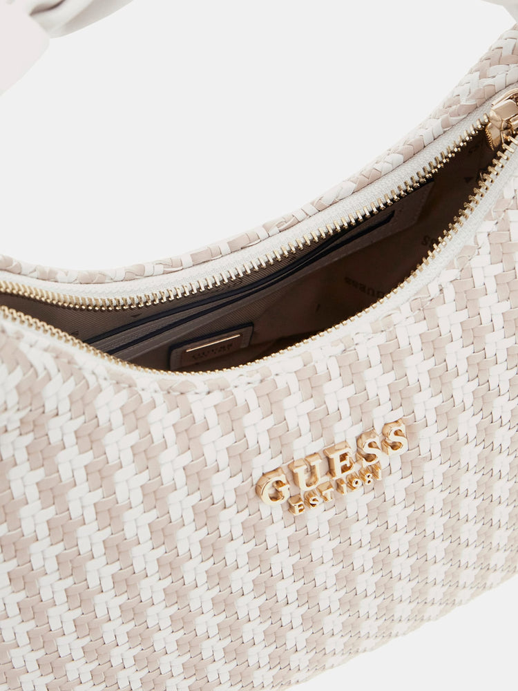 
                  
                    Guess Mirema Mini Woven Hobo
                  
                