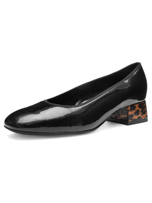 
                  
                    Ara Graz Black Patent Pump
                  
                