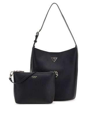 
                  
                    Guess Meridian Black Bucket Bag
                  
                