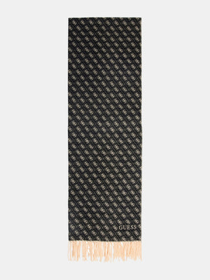 
                  
                    Guess 4G Logo Reversible Black Scarf
                  
                