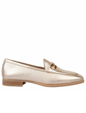 
                  
                    Unisa Dalcy Gold Loafers
                  
                