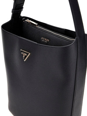 
                  
                    Guess Meridian Black Bucket Bag
                  
                