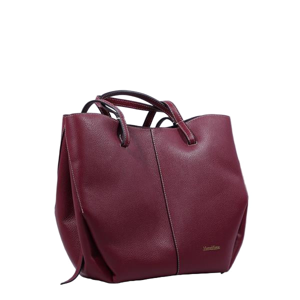 
                  
                    Marco Moreo Meazza Burgundy leather tote
                  
                