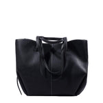 Marco Moreo Black leather tote bag