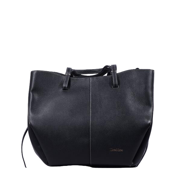 Marco Moreo Black leather tote bag