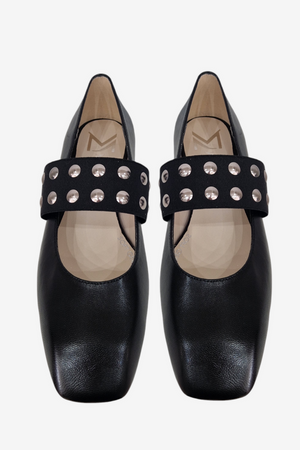 
                  
                    Marian Ballerina with Studded Strap
                  
                