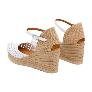 
                  
                    Unisa Celera White Espadrille Wedge
                  
                