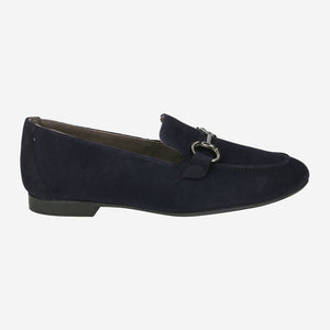 
                  
                    Paul Green Suede Navy Loafer
                  
                