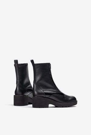 
                  
                    Unisa Jogin Black Zip Ankle Boots
                  
                