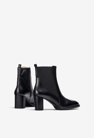 
                  
                    Unisa Luanco Leather Black Ankle Boots
                  
                