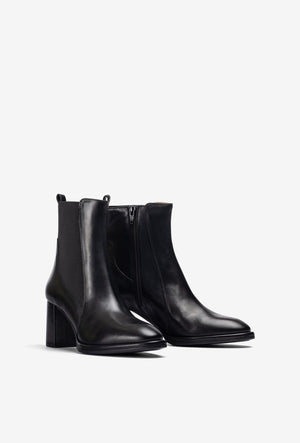 
                  
                    Unisa Luanco Leather Black Ankle Boots
                  
                