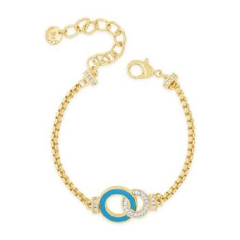 Absolute Jewellery Interlocked Rings Bracelet B2202TQ