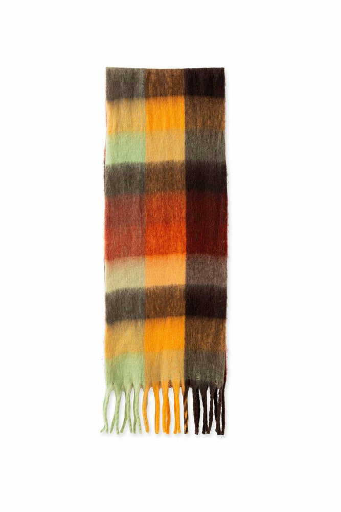 
                  
                    SEVERN FRINGED SCARF - Brown
                  
                