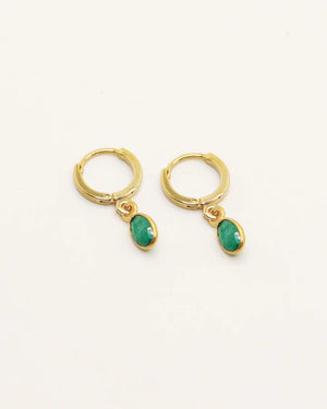 
                  
                    Nilaï Gaia Earrings - Emerald
                  
                