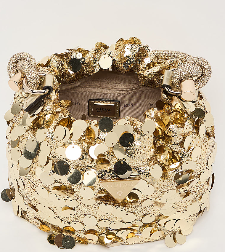 
                  
                    Guess Holiday Shine Gold Mini Crossbody
                  
                