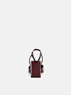 
                  
                    Guess Vargas Burgundy Patent Slingback Heel
                  
                