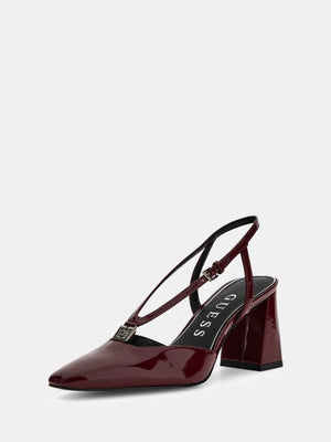 
                  
                    Guess Vargas Burgundy Patent Slingback Heel
                  
                