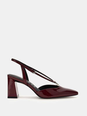 
                  
                    Guess Vargas Burgundy Patent Slingback Heel
                  
                