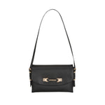 guess lefia shoulder bag with gold accents