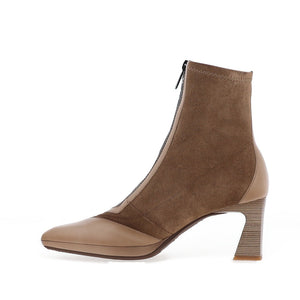 
                  
                    Hispanitas Atlanta Taupe Zip Ankle Boots
                  
                