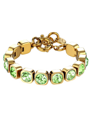 
                  
                    Dyrberg/Kern Conian Light Green and Gold Bracelet
                  
                