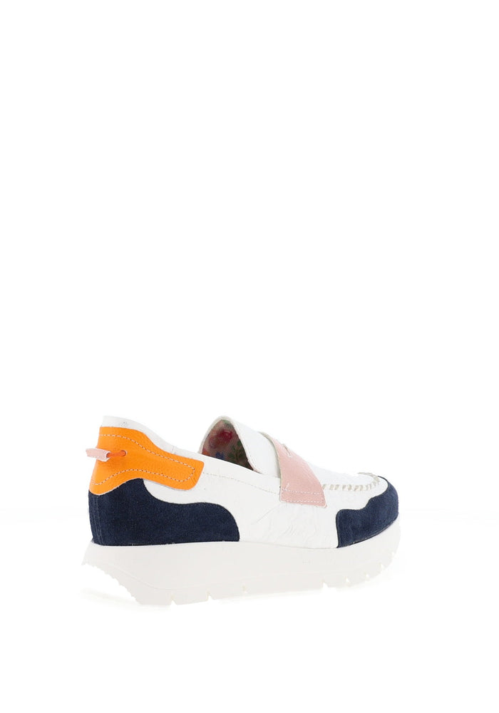 
                  
                    Jose Saenz Slip On Navy Platform Shoe
                  
                