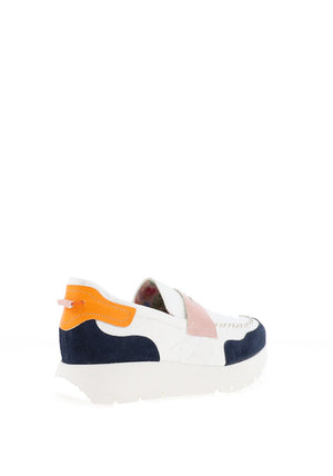 
                  
                    Jose Saenz Slip On Navy Platform Shoe
                  
                
