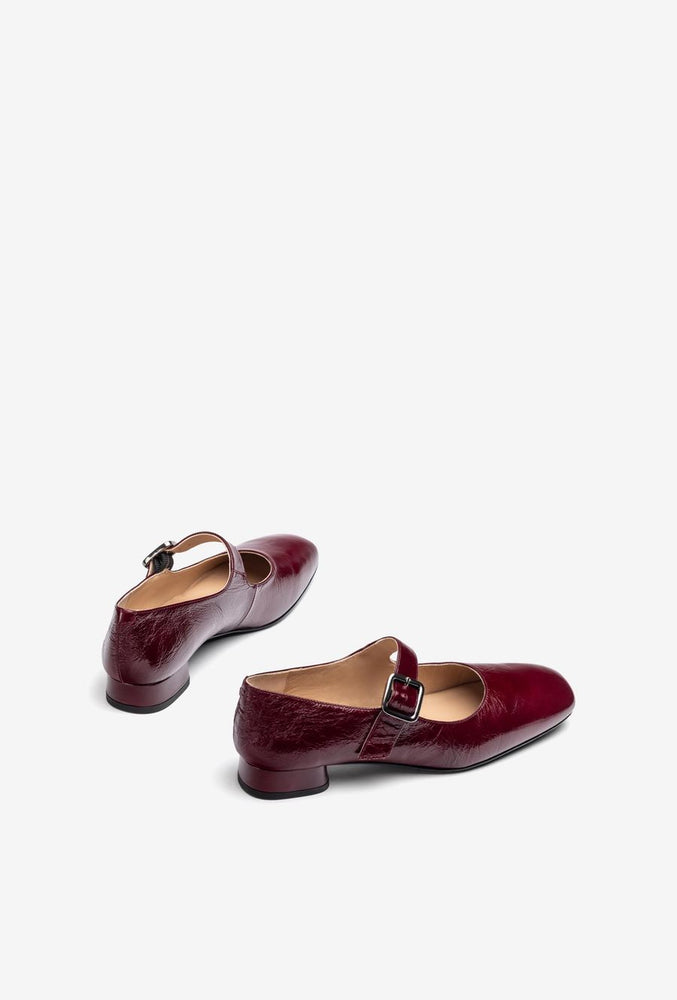 
                  
                    Unisa Culver Mary Jane Burgundy Patent Shoe
                  
                