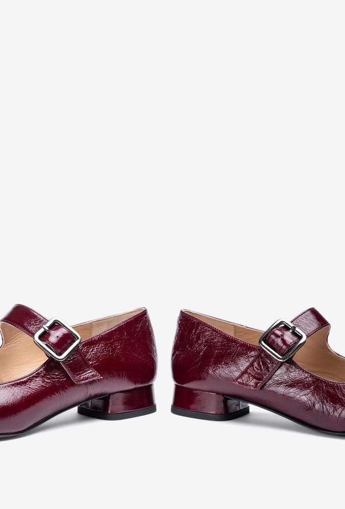 
                  
                    Unisa Culver Mary Jane Burgundy Patent Shoe
                  
                
