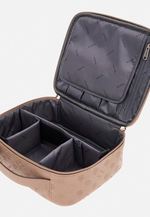 
                  
                    Guess Wilder 4G Logo Cosmetic Organiser Taupe
                  
                