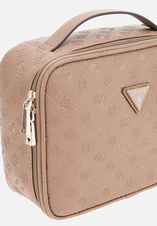 
                  
                    Guess Wilder 4G Logo Cosmetic Organiser Taupe
                  
                