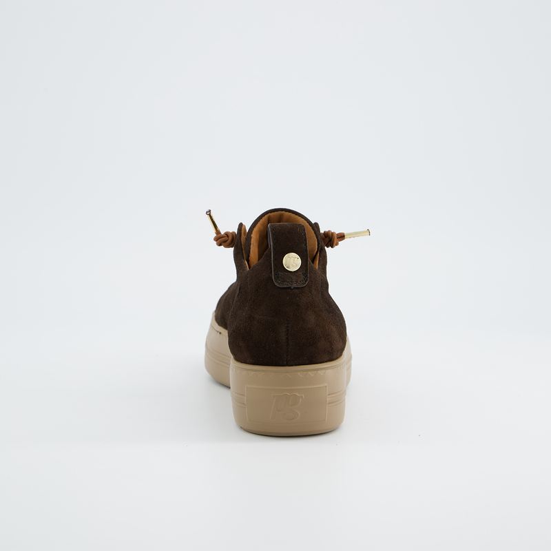 
                  
                    Paul Green Brown Suede Elastic Trainer
                  
                