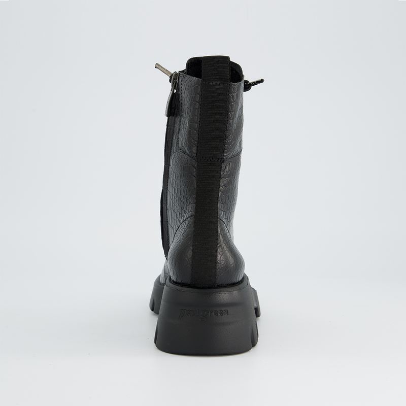 
                  
                    Paul Green Croc Elastic Lace Ankle Boots
                  
                